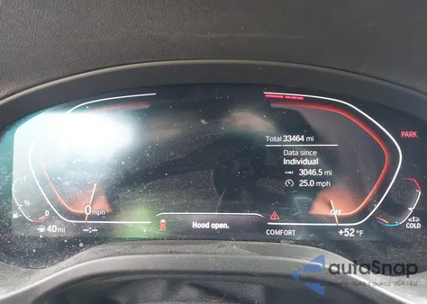 2020 BMW X4 xDrive30I z USA, uszkodzony, nr VIN 5UX2V1C03L9B30237